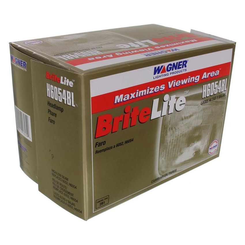 WAGNER LIGHTING H6054BL BriteLite Headlight Box of 1