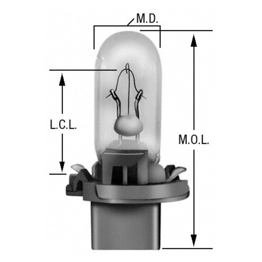 WAGNER LIGHTING PC579 Standard Multi-Purpose Light Bulb Box of 10