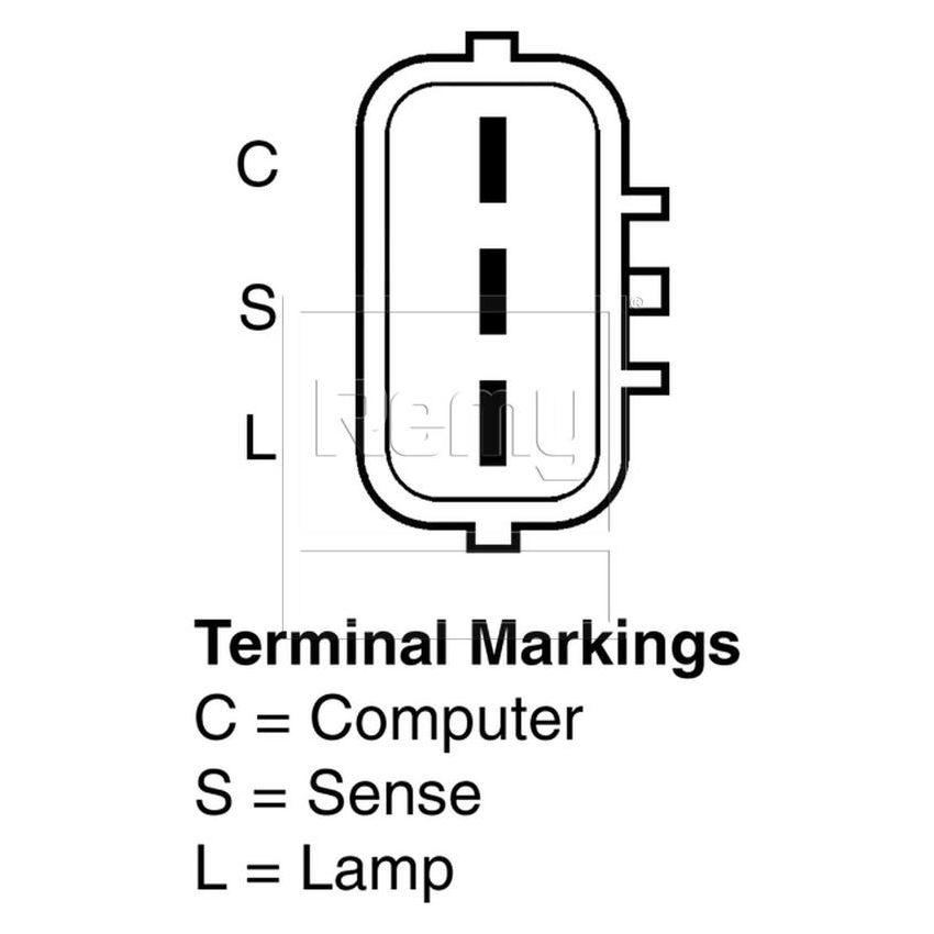 REMY ELECTRICAL 11083 Remanufactured Alternator