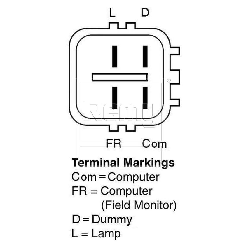 REMY ELECTRICAL 11087 Remanufactured Alternator