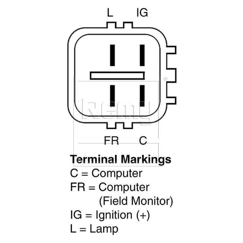 REMY ELECTRICAL 12084 Remanufactured Alternator