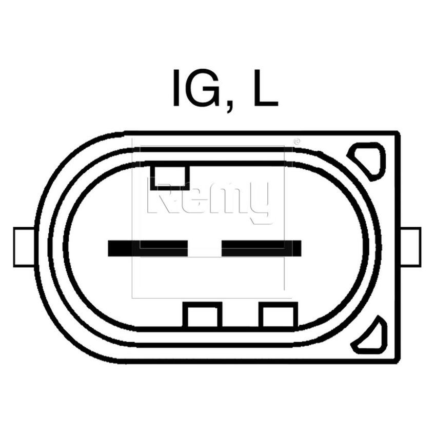 REMY ELECTRICAL 12099 Remanufactured Alternator