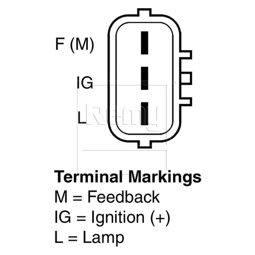 REMY ELECTRICAL 12227 Remanufactured Alternator