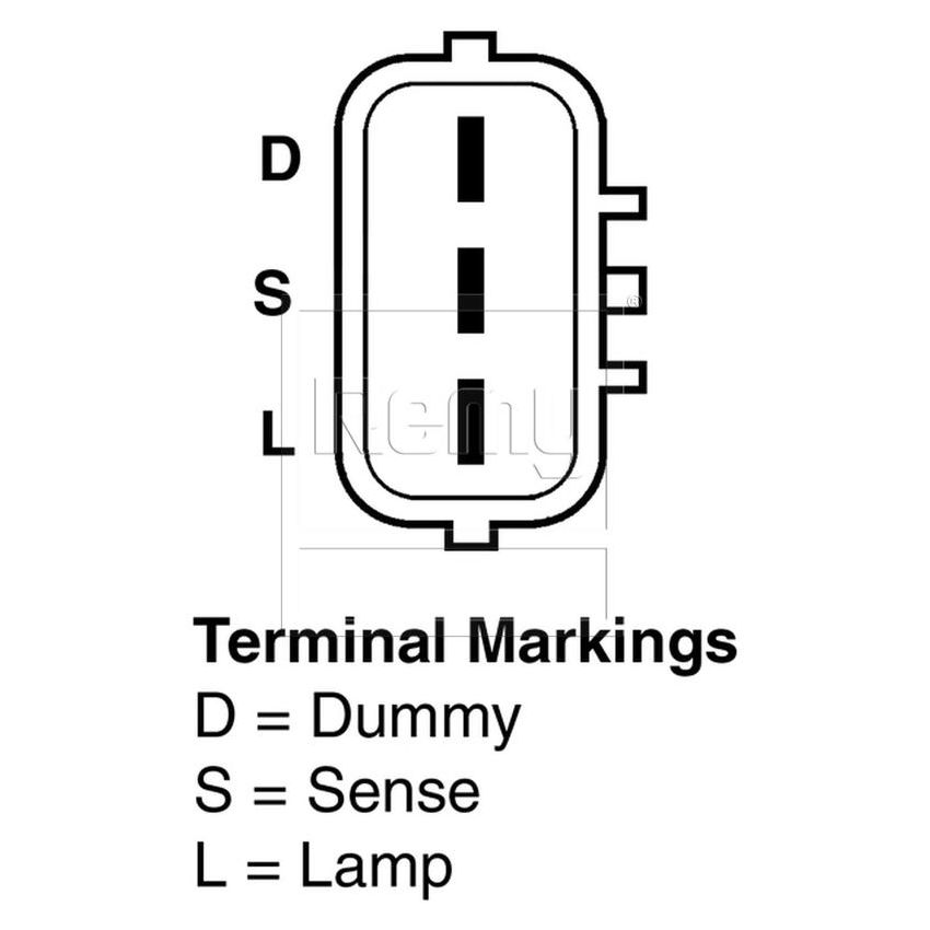 REMY ELECTRICAL 12252 Remanufactured Alternator