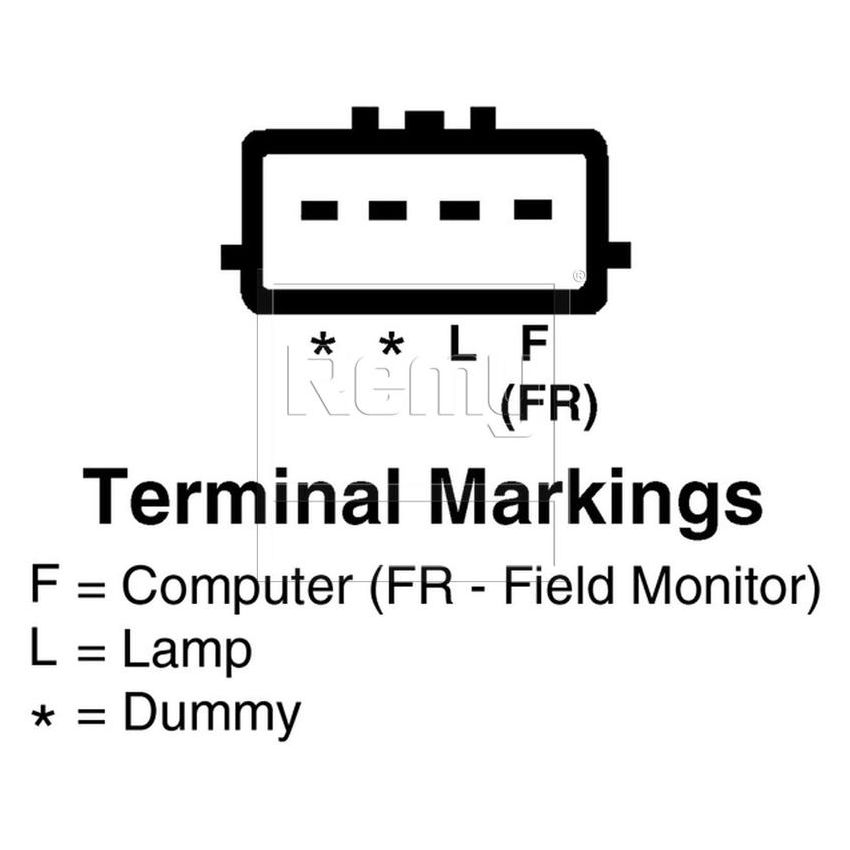 REMY ELECTRICAL 12470 Remanufactured Alternator