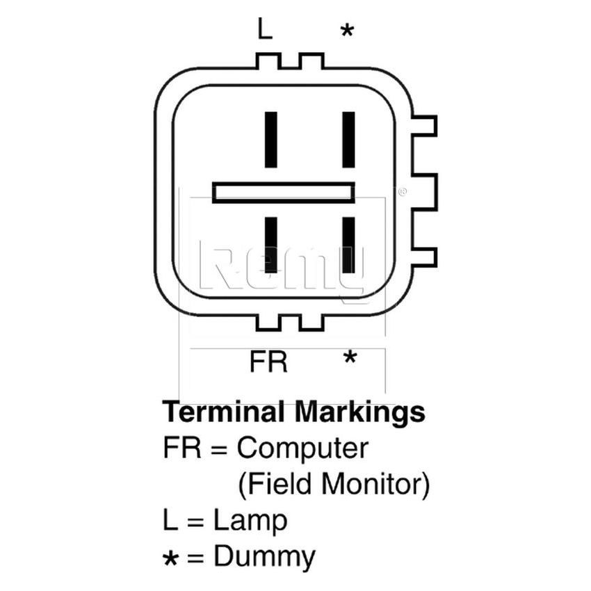 REMY ELECTRICAL 12602 Remanufactured Alternator