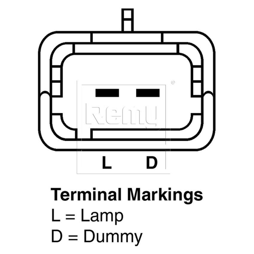 REMY ELECTRICAL 12668 Remanufactured Alternator