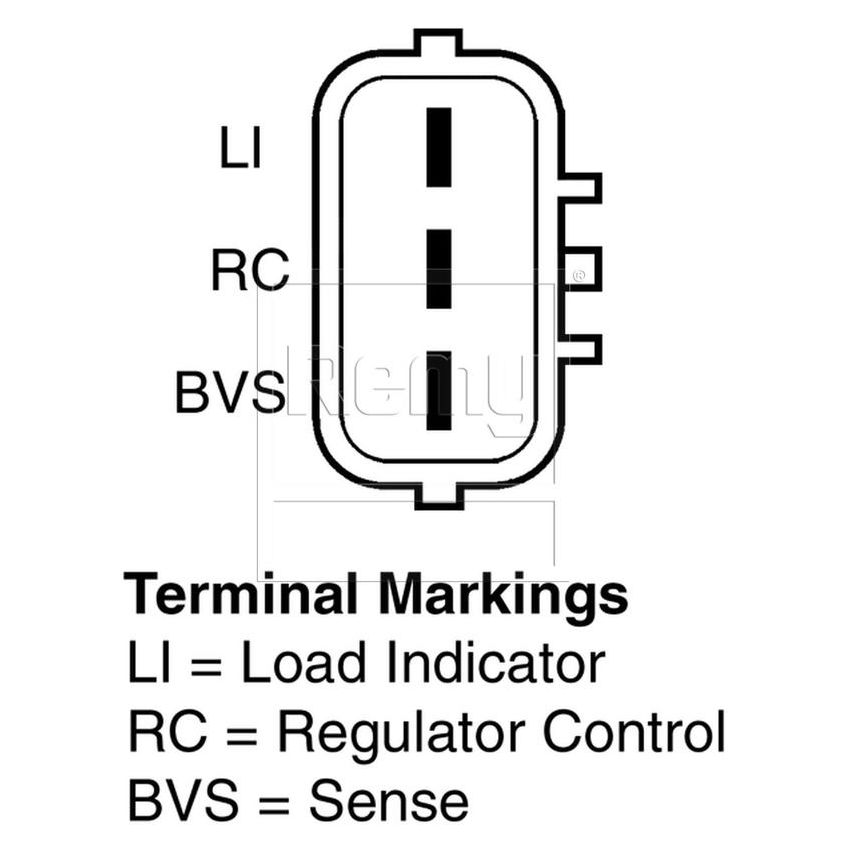 REMY ELECTRICAL 12779 Remanufactured Alternator