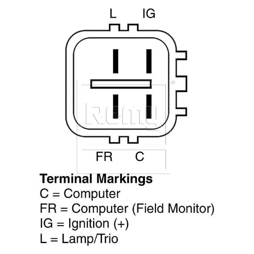 REMY ELECTRICAL 12813 Remanufactured Alternator