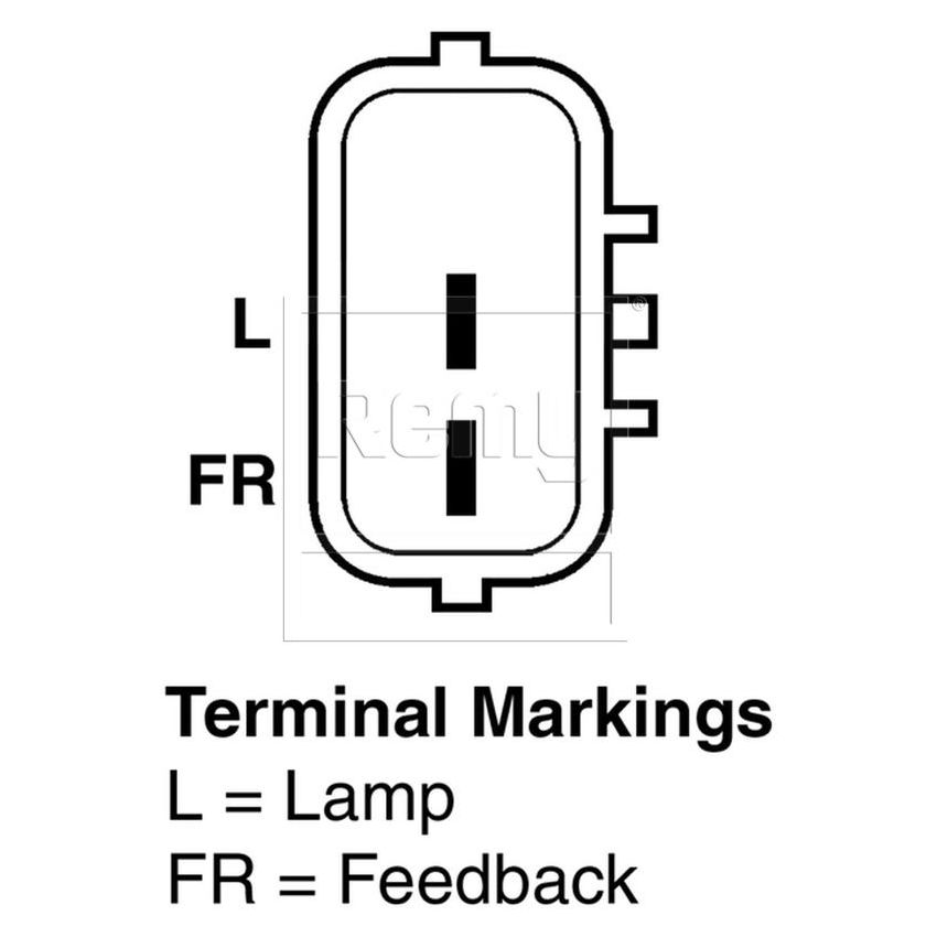 REMY ELECTRICAL 12827 Remanufactured Alternator