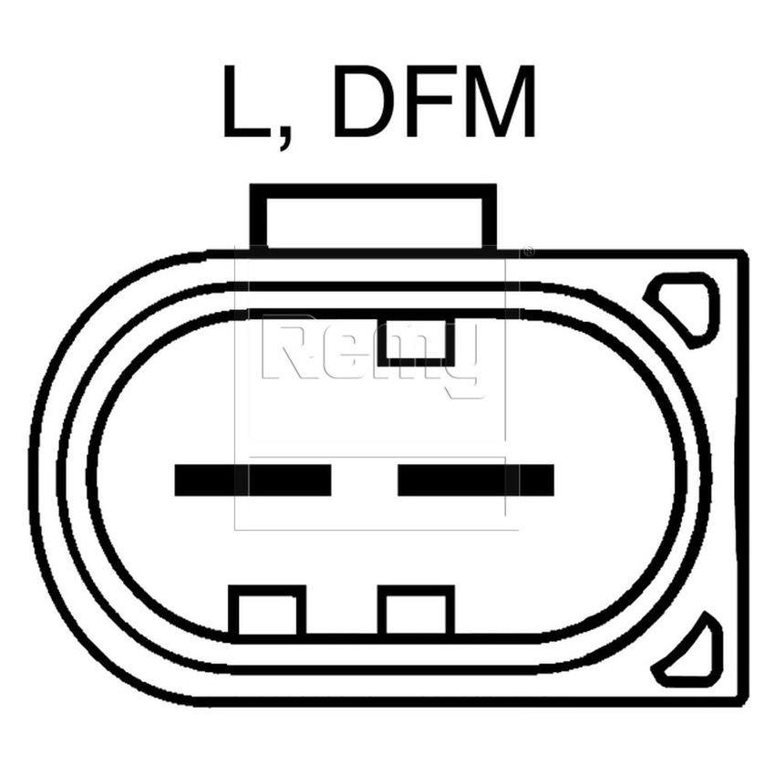REMY ELECTRICAL 12855 Remanufactured Alternator