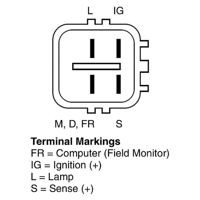 REMY ELECTRICAL 12863 Remanufactured Alternator