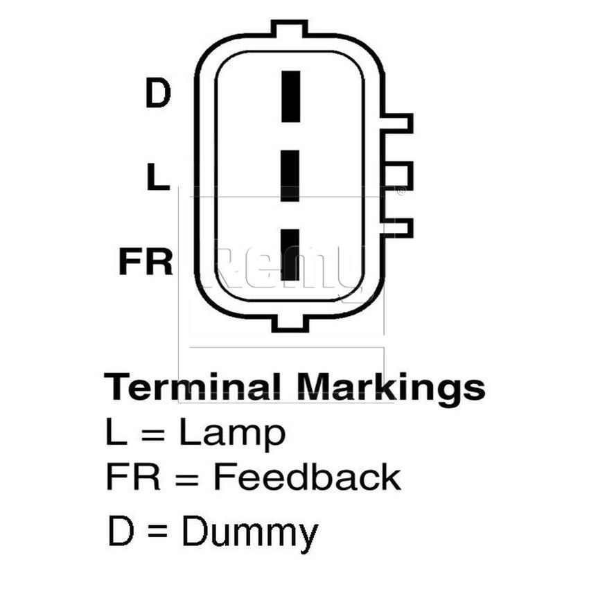 REMY ELECTRICAL 12874 Remanufactured Alternator