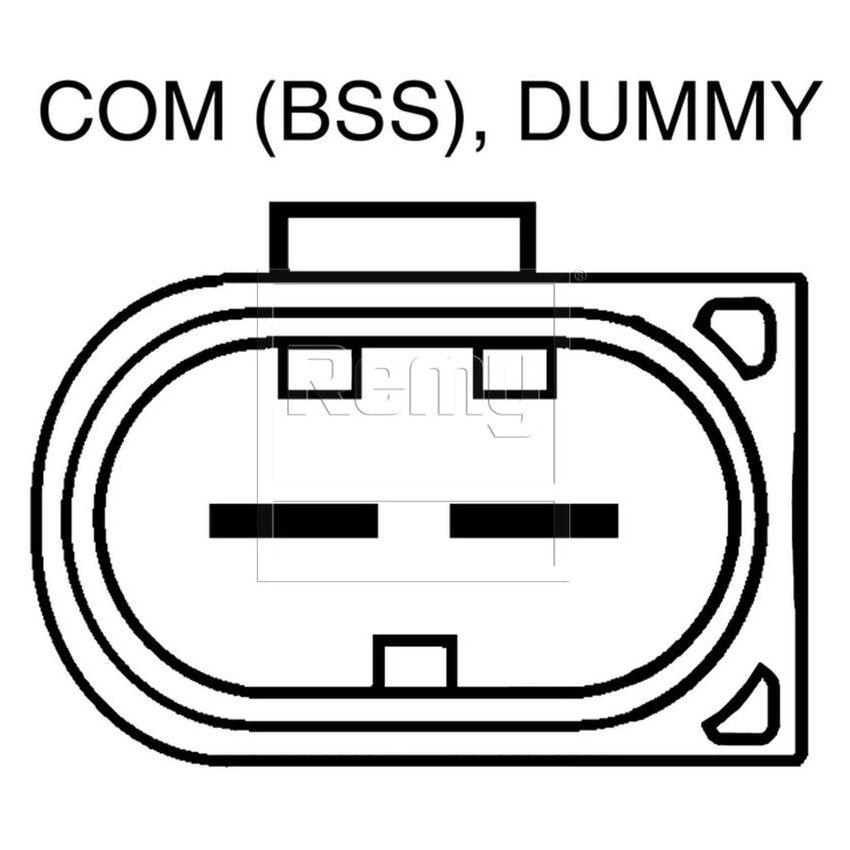 REMY ELECTRICAL 12890 Remanufactured Alternator