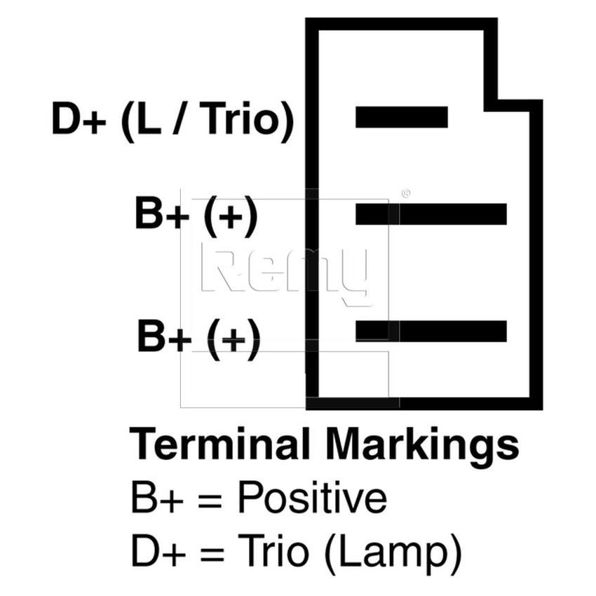 REMY ELECTRICAL 13056 Remanufactured Alternator