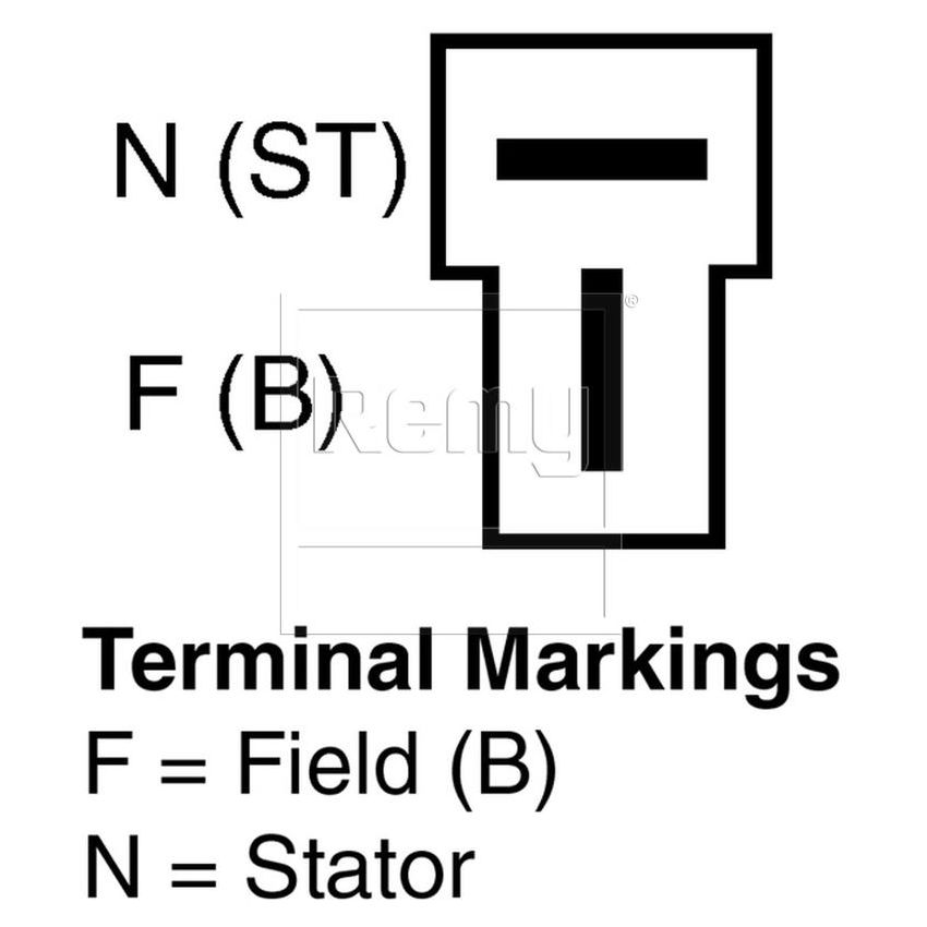 REMY ELECTRICAL 14105 Remanufactured Alternator