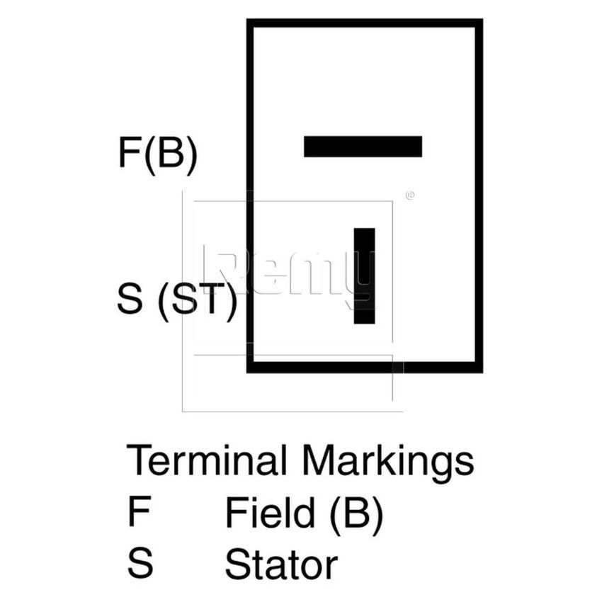 REMY ELECTRICAL 20158 Remanufactured Alternator