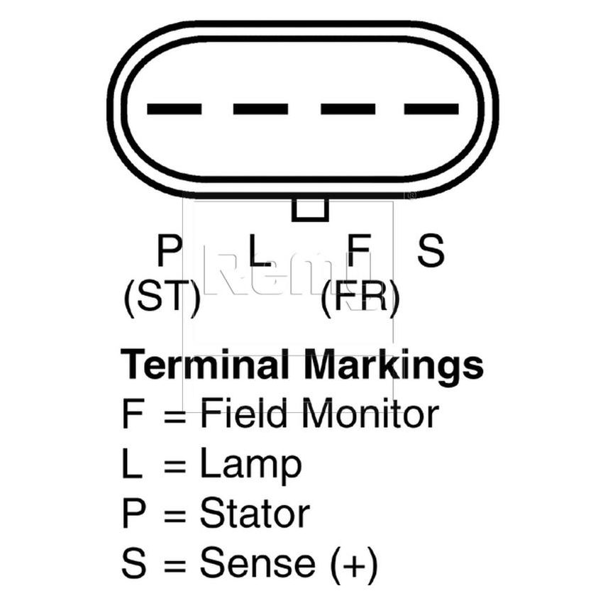 REMY ELECTRICAL 21825 Remanufactured Alternator