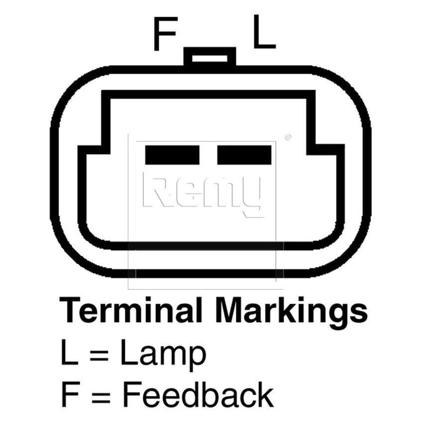 REMY ELECTRICAL 21834 Remanufactured Alternator