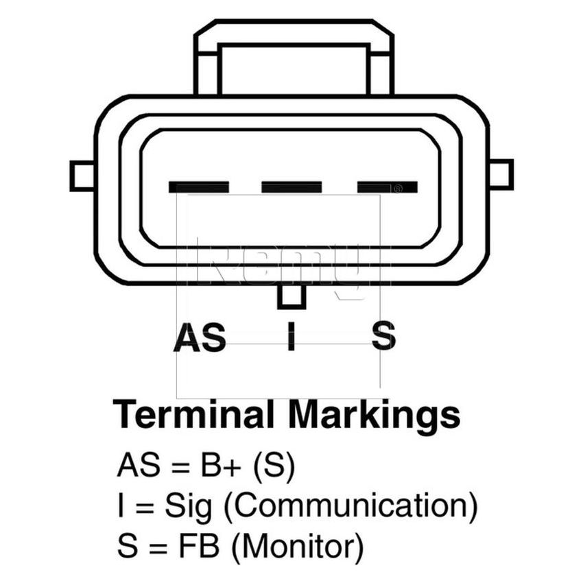 REMY ELECTRICAL 23754 Remanufactured Alternator