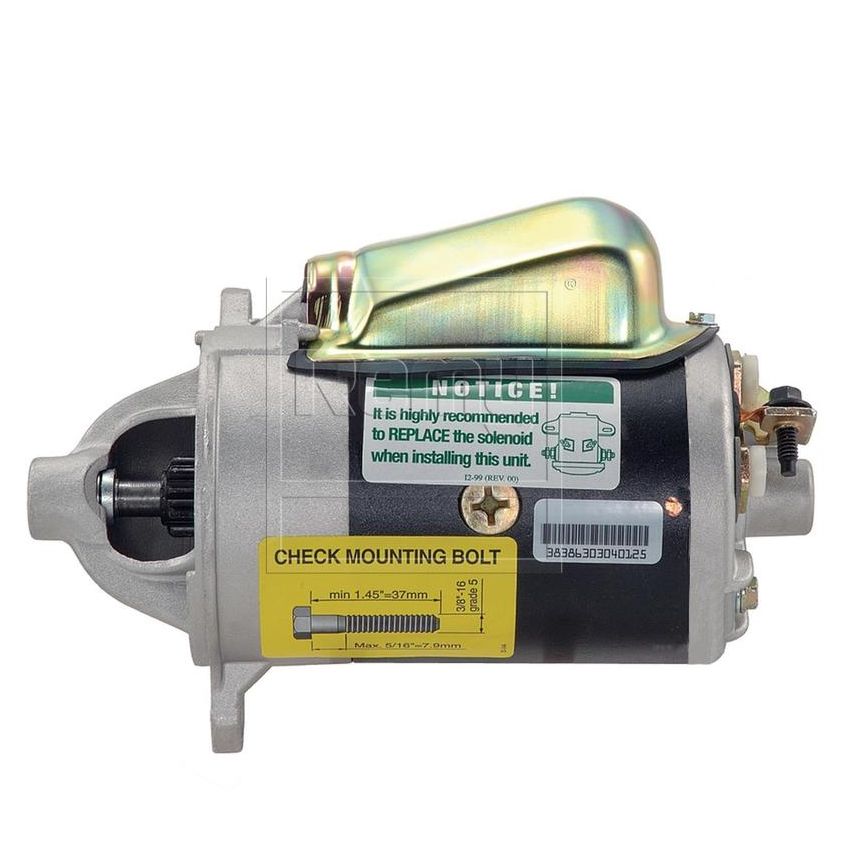 REMY ELECTRICAL 25386 Remanufactured Starter Motor