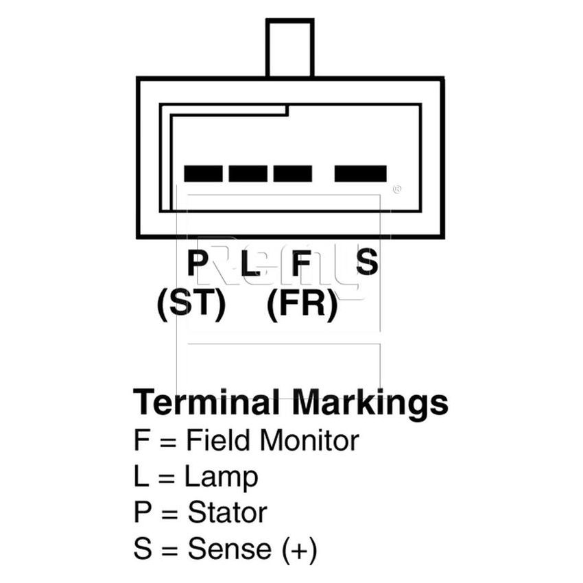 REMY ELECTRICAL 90008 New Alternator
