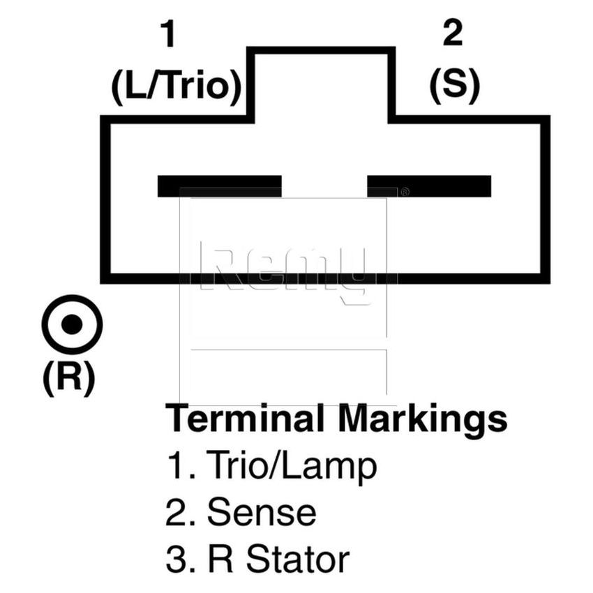 REMY ELECTRICAL 90327 New Alternator