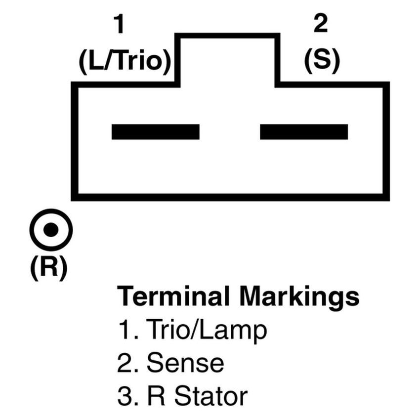 REMY ELECTRICAL 90327 New Alternator