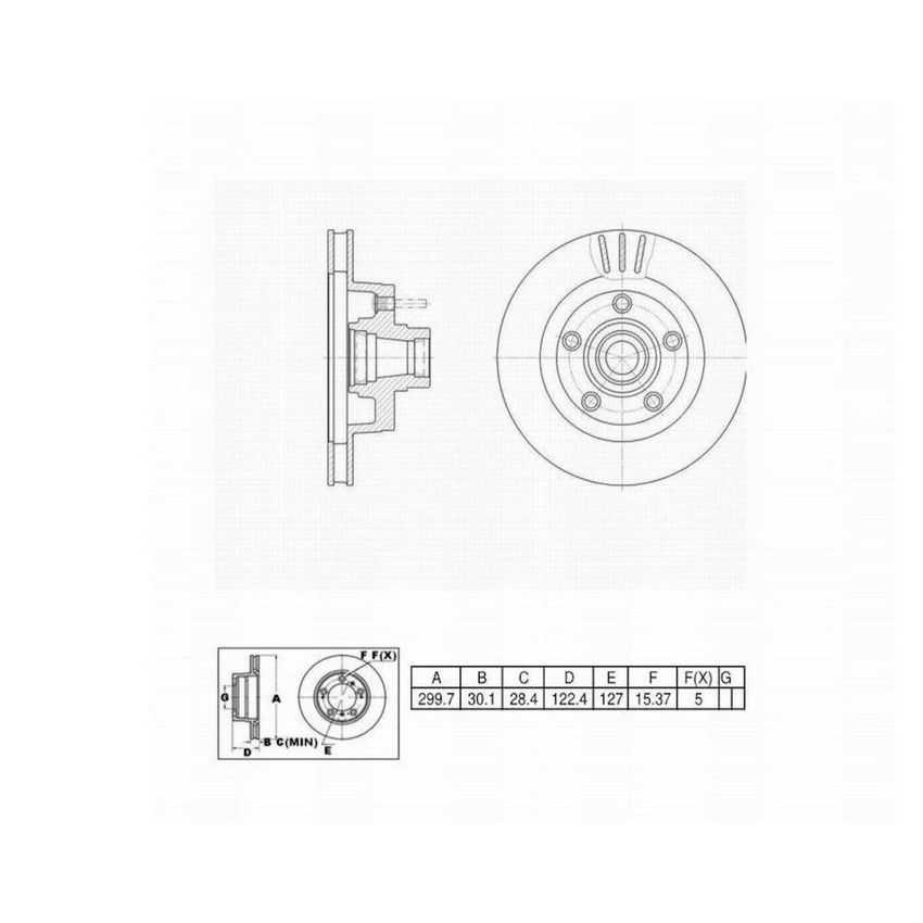 Winhere 443008 Disc Brake R&H Assy