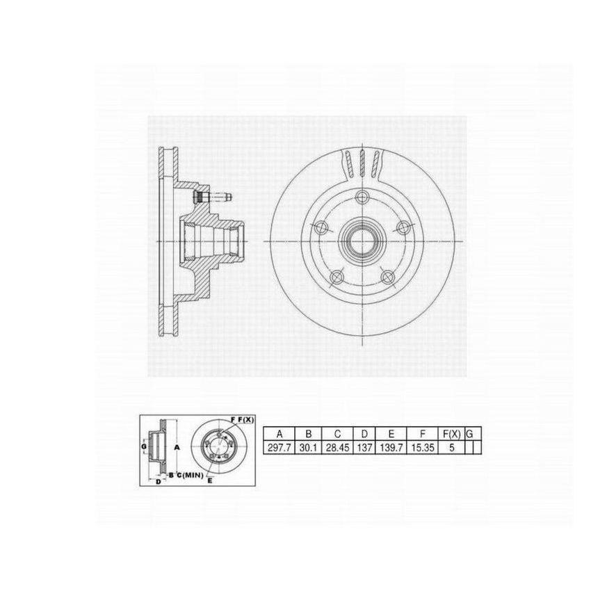 Winhere 443011 Disc Brake R&H Assy