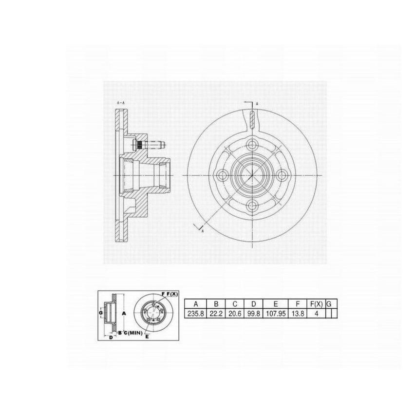 Winhere 443016 Disc Brake R&H Assy