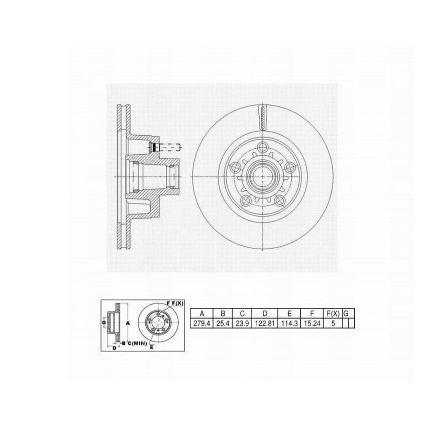 Winhere 443029 Disc Brake R&H Assy