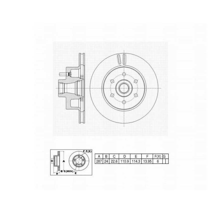 Winhere 443076 Disc Brake R&H Assy