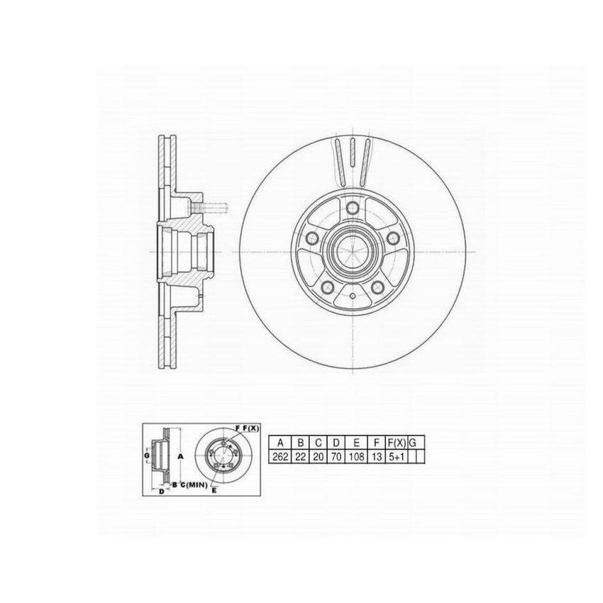 Winhere 443094 Disc Brake R&H Assy
