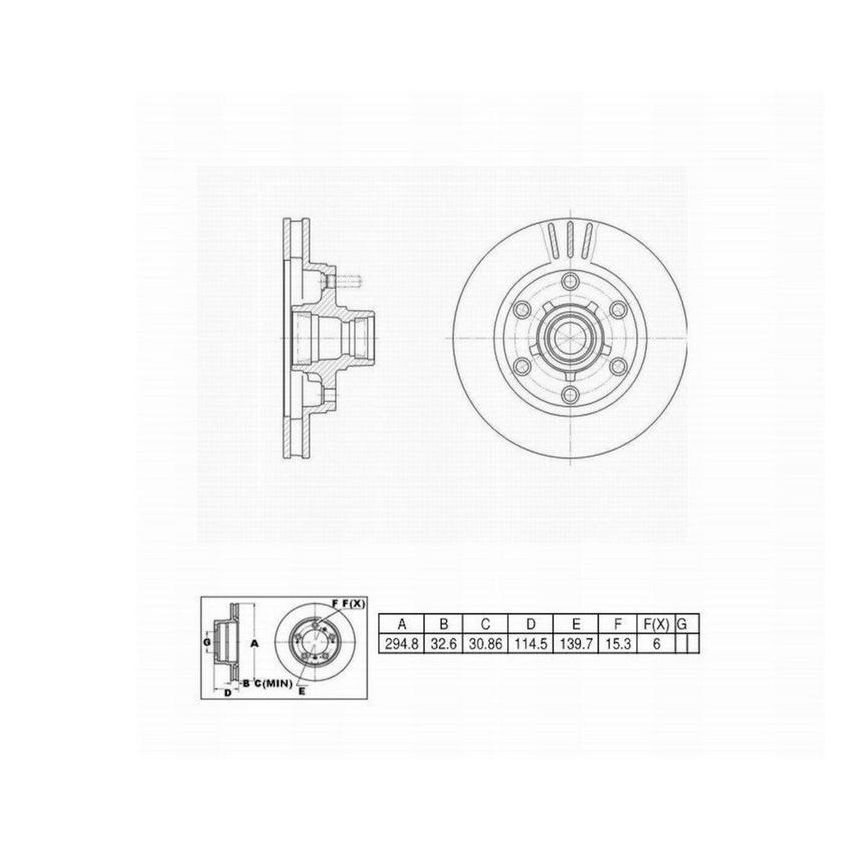 Winhere 443101 Disc Brake R&H Assy
