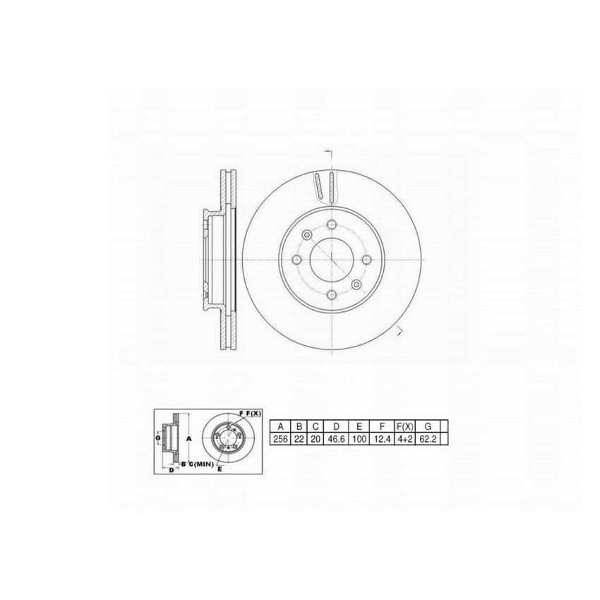 Winhere 6620548 Brake Rotor
