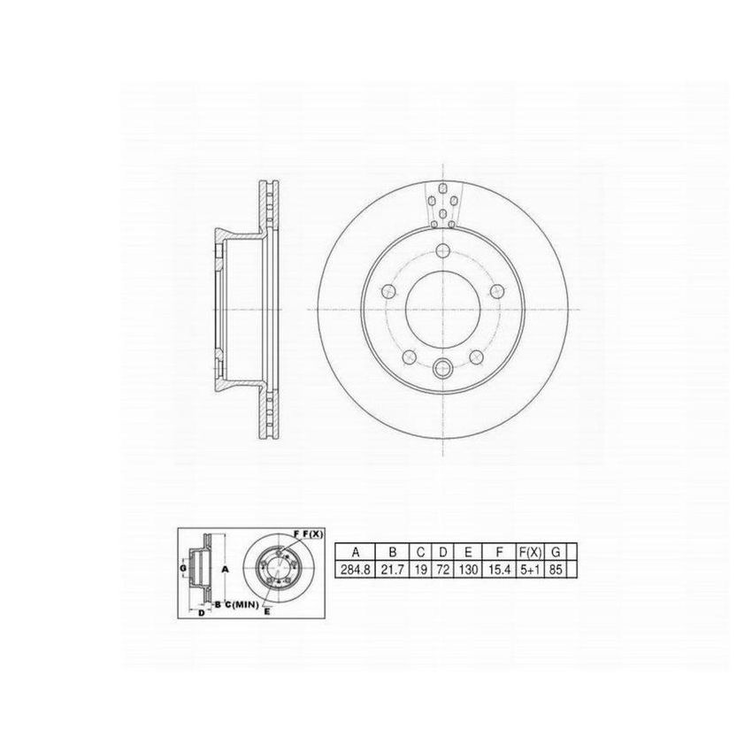 Winhere 6620632 Brake Rotor