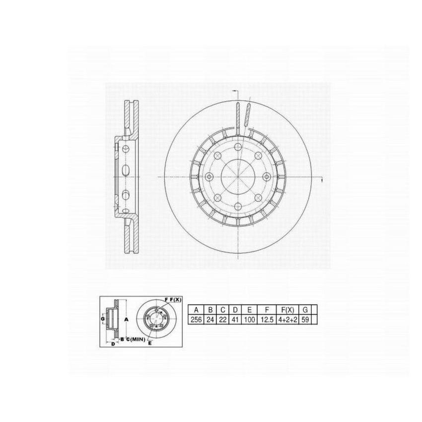 Winhere 6620644 Brake Rotor