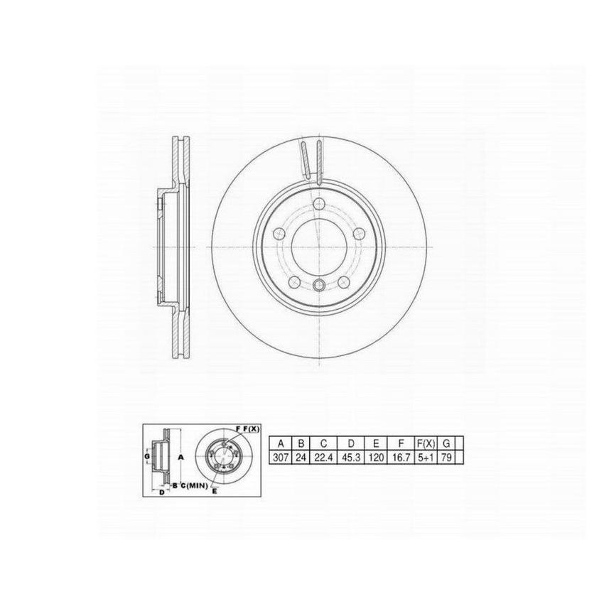 Winhere 6621299 Brake Rotor