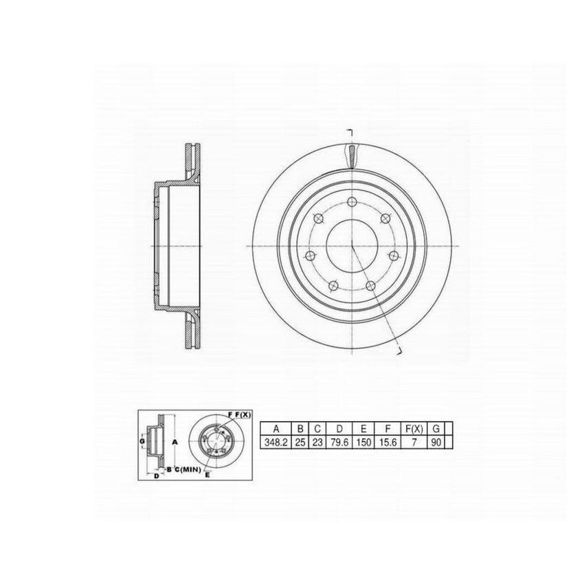 Winhere 6621369 Brake Rotor