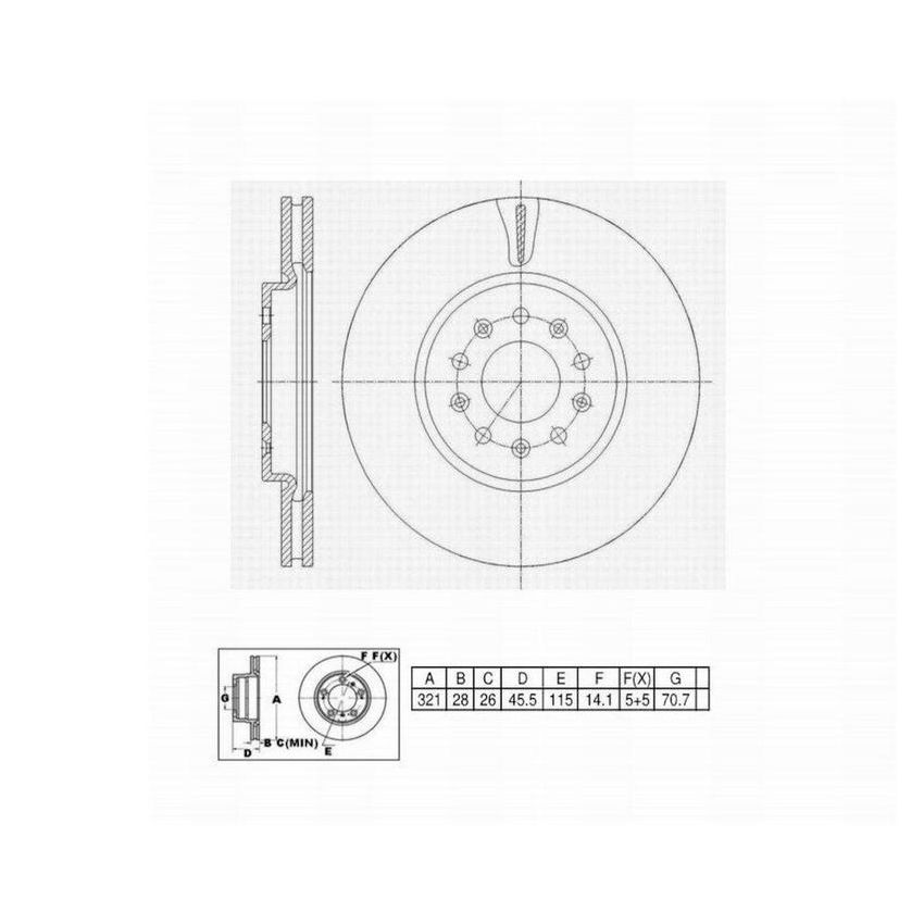 Winhere 6621922 Brake Rotor