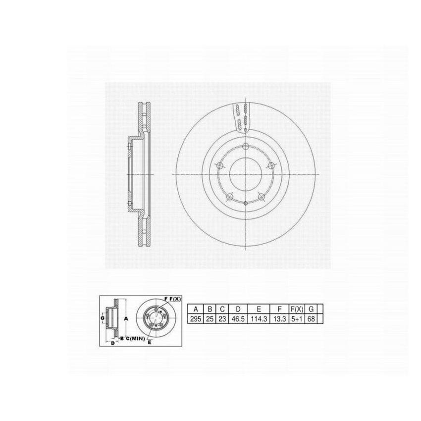 Winhere 6622441 Brake Rotor