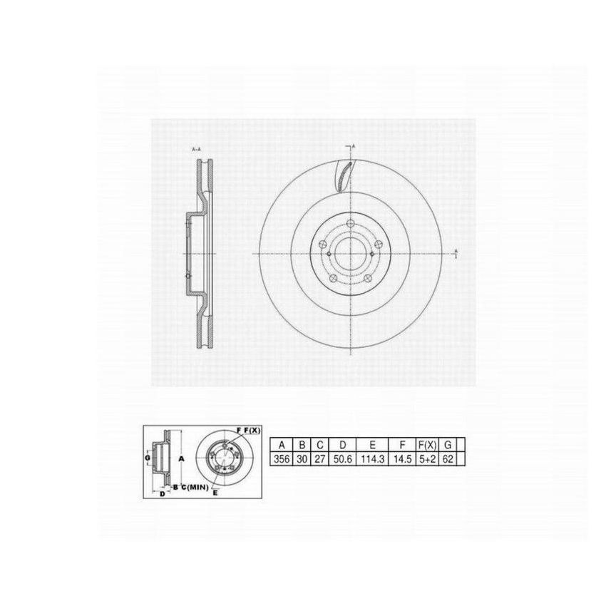 Winhere 6622535 Brake Rotor