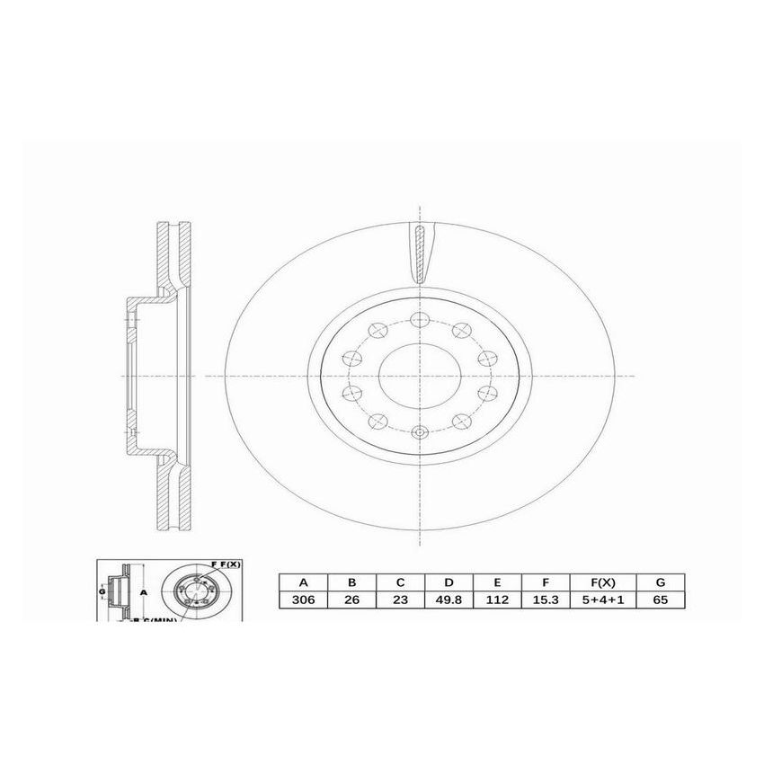 Winhere 6622770 Brake Rotor