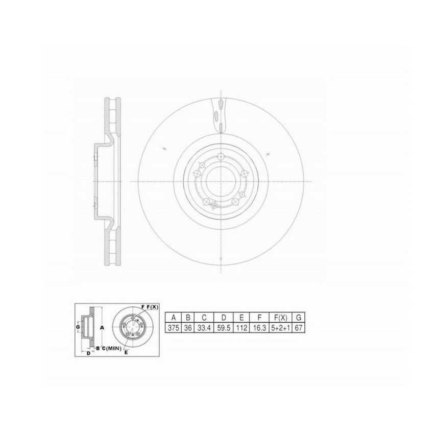 Winhere 6622786DR Brake Rotor