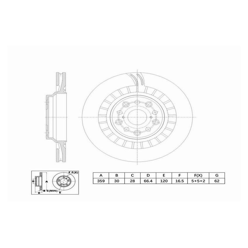 Winhere 6622919 Brake Rotor