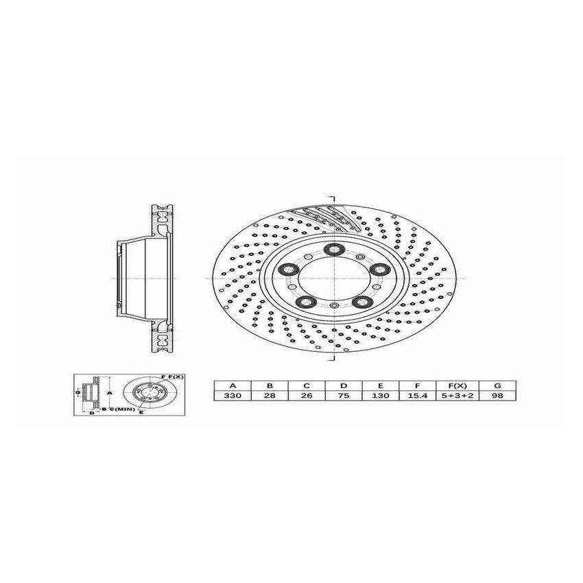 Winhere 6622955DR Brake Rotor