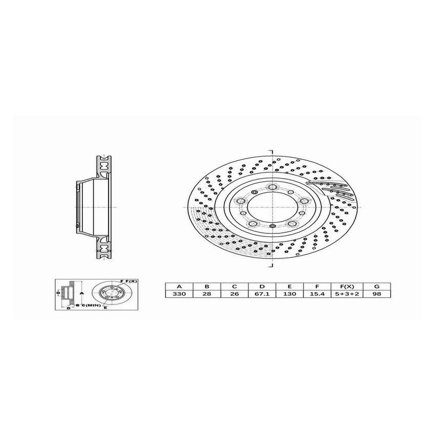 Winhere 6622957DR Brake Rotor