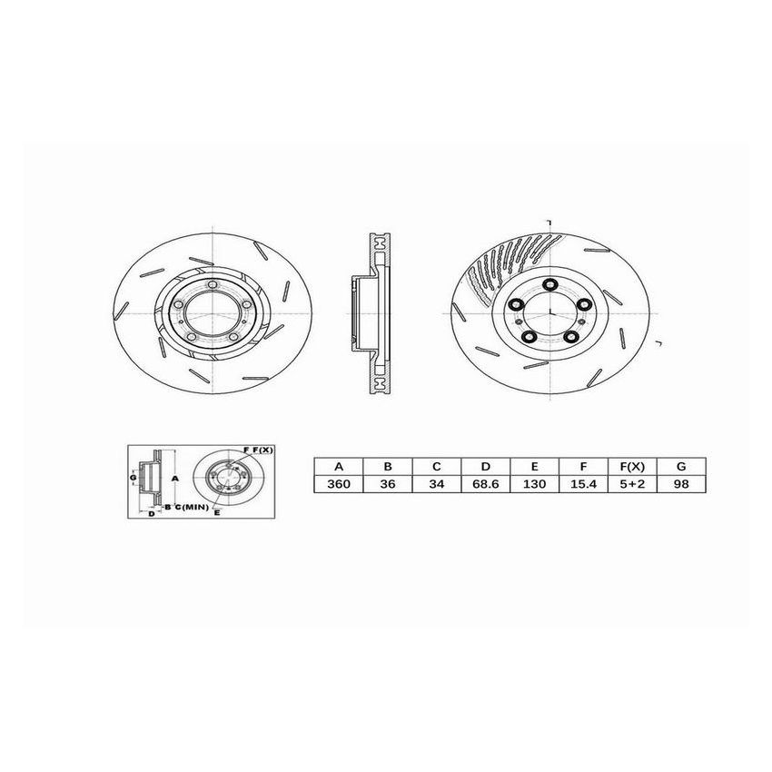 Winhere 6622961SL Brake Rotor