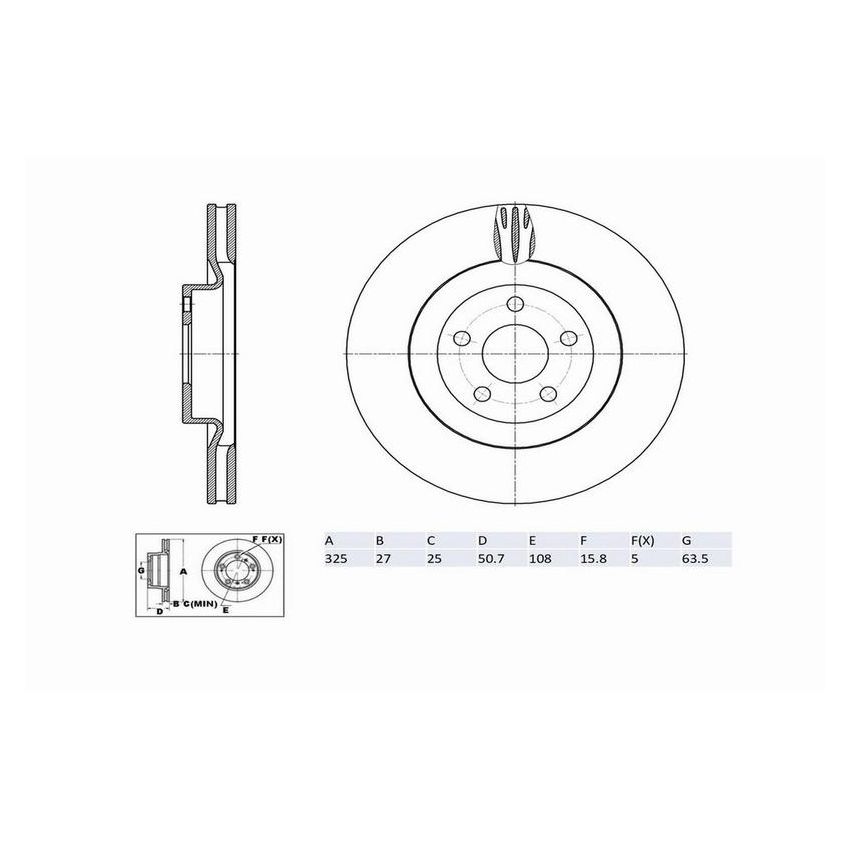 Winhere 6622973 Brake Rotor